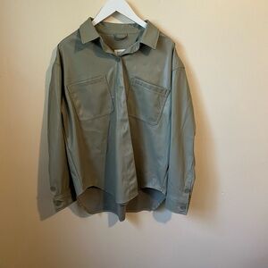 American Eagle Sage Green Jacket/Shacket